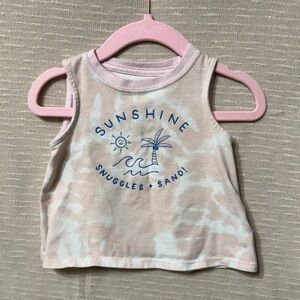 Sunshine Snuggles Kids Tank Top - Pink